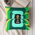 thumbnail image 4 of FIFA WORLD CUPFundas de almohada de terciopelo con tema, regalos de funda de almohada, decoración para el hogar, cojín de lanzar, regalo de cumpleaños para fans y parejas. 45cm x 45cm., 4 of 6