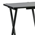 thumbnail image 6 of PJ Wood Folding TV Snack Tray Table with Compact Storage Rack, (Set of 7), 6 of 12