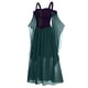 thumbnail image 3 of WILLBEST Vestidos Casuales para Mujer Verano Vestido Largo de Talla Grande para Mujer, Vestido con Hombros Descubiertos y Mangas Abullonadas, Vestido de Verano con Cordones de Color Liso Grande​​, 3 of 3