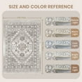 thumbnail image 2 of Roxstand 6x9 Area Rugs for Living Room, Vintage Large Area Rug, Non-Slip Backing Washable Rug, Stain Resistant Home Decor Rug (6'x9', Brown), 2 of 11