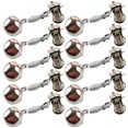 thumbnail image 1 of Alarma de pescado Campanas de alarma de pescado de metal ajustable Aparejos de pesca portátiles 10 piezas JShteea El nuevo, 1 of 6