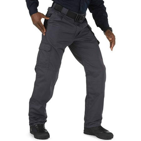 5.11 Work Gear Men's Taclite Pro Performance Pants, Cargo Pockets, Action Waistband, Charcoal, 38W x 36L, Style 74273