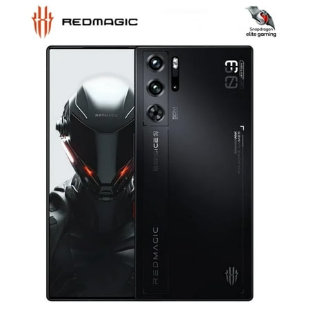 RedMagic 9 Pro 5G Mobile Phone Snapdragon 8 Gen 3 LPDDR5X+UFS 4.0 6.8"AMOLED 12+256GB 80W 520Hz Shoulder Triggers 6500mAh 120Hz 50MP Black