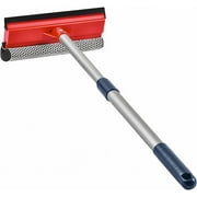 DSV Standard Window Squeegee with Telescopic Pole 18"x30 Length, Windshield Squeegee with Handle