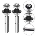 thumbnail image 3 of 2 Pcs Kit de Boulons de Toilette, Universel Robuste en Acier Inoxydable avec Extra, 3 of 9