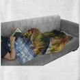 thumbnail image 6 of Aspen Tree Soft Flannel Fleece Throw Blanket, Carpathians Autumn Mountains Valley Forest Idyllic Highlands Sunrise Scenery, Cozy Plush for Indoor and Outdoor Use, 70" x 90", Multicolor, by Ambesonne, 6 of 6