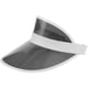 thumbnail image 1 of KAKOWELY Sombrero con visera de colores, sombrero decorativo para exteriores, sombrero con visera de ala ancha, sombrero de plástico para el sol., 1 of 5