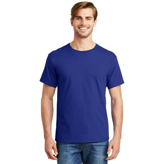 Hanes Mens 5.2 Oz. Comfortsoft Cotton T-Shirt(5280), Pack Of 6
