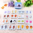 thumbnail image 3 of Tarjeta Flash de bolsillo con palabras en inglés para niños, juego de mesa educativo de aprendizaje para bebés, juguetes de rompecabezas para niños, nuevo, 3 of 4