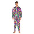 thumbnail image 3 of FORMRS Onesies Pajama for Adults Unisex Hoodie Winter Jumpsuit One Piece Sleepwear, Sizes S-2XL, Colorful Plaid, 3 of 7