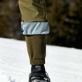 thumbnail image 6 of Mens Snowboard Pants Outdoor Fleece Lined Windproof Waterproof Hiking Snow Ski Pants 3 In 1 Cargo Snowpants with Pockets Winter Cold Weather Clothing, 6 of 9