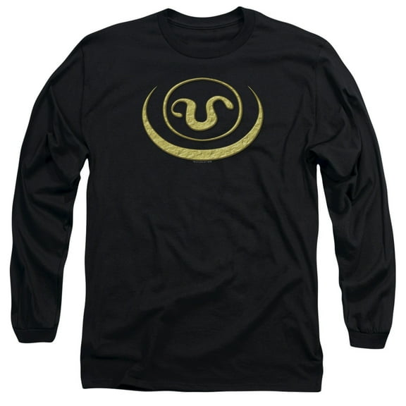 Sg1 Goauld Apothis Symbol Long Sleeve Adult 18/1 T-Shirt Black