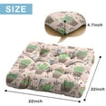 thumbnail image 7 of Watercolor Cactus Floor Pillow&nbsp;– 22x22 Inch Large Cushion, Dutch Velvet, Soft-Blended Agave Illustration (Serene & Artistic), 7 of 7