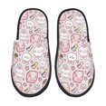 thumbnail image 2 of KLL Cute Rabbit Slippers for Women Men House Slip on Indoor Outdoor Bedroom Furry Fleece Lined Ladies Comfy Anti-Skid Rubber Hard Sole-Large, 2 of 8
