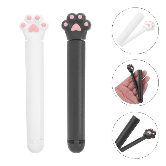 Masteelf 12pcs Adorable Cat Paw Food Bag Clips Cartoon Snack Sealing Clamps Cute Animal Chip Clips for Kitchen Office School Travel