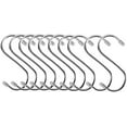 thumbnail image 2 of S Shape Hooks, 10 Pcs Stainless Steel Multipurpose Hook Heavy-Duty Hanging Hooks for Bathroom Bedroom Office Kitchen Garden (Medium), 2 of 5