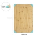 thumbnail image 5 of Farberware 12-inch x 18-inch Thick Bamboo Wood Cutting Board with Non-Slip Color Corners, 5 of 23
