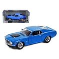 thumbnail image 2 of Motormax 1970 Ford Mustang Boss 429 Coupe Blue 1:18, 2 of 3