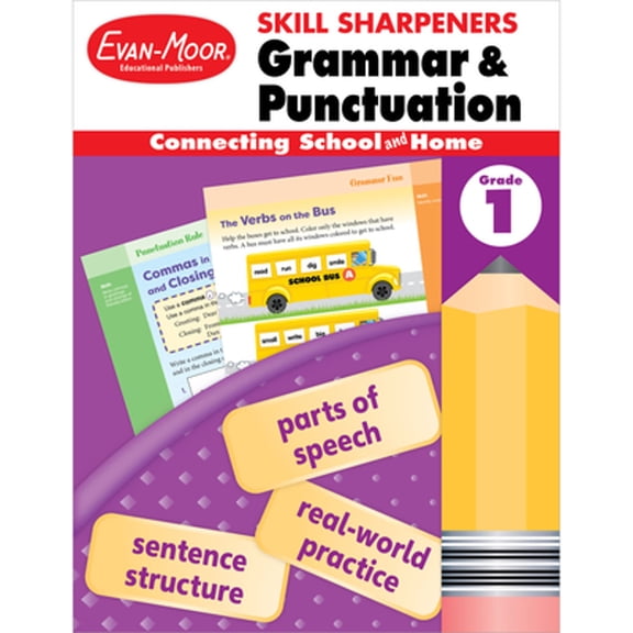 Pre-Owned Skill Sharpeners: Grammar & Punctuation, Grade 1 Workbook (Paperback) 1629388696 9781629388694