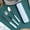 blue three-piece set, variant on Pink Portable Stainless Steel Flatware Set with Ceramic Handle & Storage Case, Fork Spoon Chopsticks, Reusable Utensils for Students, Daily Use, Camping, Picnic & Travel