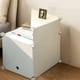 thumbnail image 5 of Xihbxyly Mesita de Noche Escandinava, Mueble de Almacenamiento Multicapa Único, Diseño de Pvc Resistente, Fácil Montaje, Ideal para Dormitorio y Sala de Estar, Decoración Moderna para El Hogar, Opció, 5 of 7
