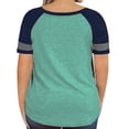 thumbnail image 4 of Vergoodr Womens Plus-Size Tops Raglan V Neck T Shirts Striped Short Sleeve Tunics, 4 of 4