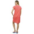thumbnail image 5 of Bimba Womens Peach Long Shirt Getting Ready Buttondown Night Sleepdress-22, 5 of 8