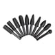 thumbnail image 4 of Juego de brocas para fresadora con brocas giratorias para carpintería, juego de escofinas giratorias con relieve para 10 piezas, 4 of 9