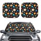 thumbnail image 2 of Balery Planets In Deep Space Parasol para parabrisas de coche de 2 piezas | Parasol plegable para parabrisas delantero de coche para la mayoría de sedanes-Small, 2 of 6