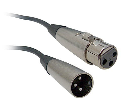 2Pcs/4Pcs XLR 3 Pin Female to Dual Male Y Splitter Mic Cable 1 Foot Cord US 