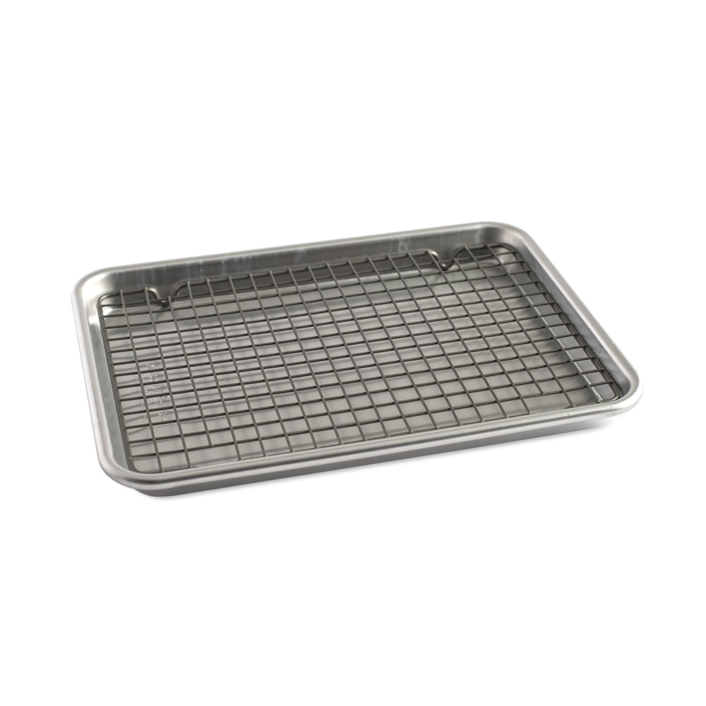  Nordic Ware - 43172AMZM Nordic Ware Half Sheet with Oven Safe  Nonstick Grid, 2 Piece Set, Natural & Naturals® Quarter Sheet with  Oven-Safe Nonstick Grid: Home & Kitchen