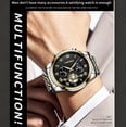 thumbnail image 4 of LAATIKUI Reloj de Cuarzo para Hombre Impermeable Casual de Negocios Luminoso para Regalo, 4 of 9