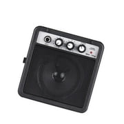 Sorven mini guitar amp 5W Guitar Amplifier Speaker with Volume Tone Adjustment, Lightweight Portable Mini Amp for Acoustic Electric Guitar, 3.5mm & 6.35mm Inputs Black