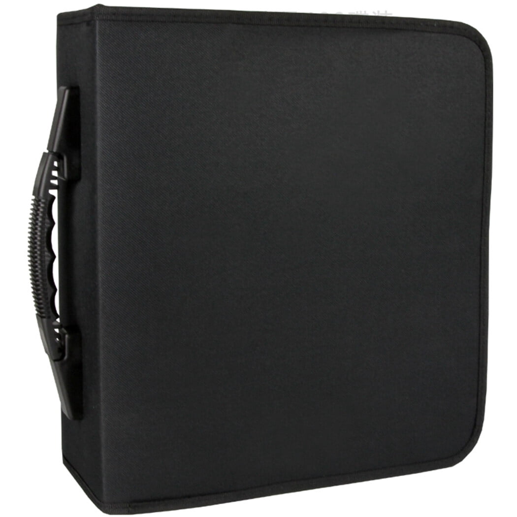400 Capacity CD Case Large Capacity Splash Proof Portable CD Carrying Case Discs Storage Case