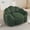 Green + Plush + 1 Seat, variant on Lotus Bean Bag Sofa for Adults, Compression Sofa with Pull Ring for Easy Moving, No Assembly Faux Fur Sofa for Living Room Bedroom Dorm
