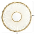 thumbnail image 4 of SAFAVIEH Abbey 36.5 in. Timeless Line Round Mirror, Gold Foil, 4 of 5