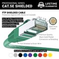 thumbnail image 4 of InstallerParts (Lot de 5) Câble Ethernet CAT5E avec Protection (FTP) de 150 Pieds - Vert - Série Professionnelle - Câble Réseau/Internet 1Gigabit/Sec, 350MHZ, 4 of 4