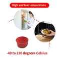 thumbnail image 3 of Billuyoard Molde para pasteles de panadería, molde de silicona resistente a altas temperaturas antiadherente, herramienta para hornear Utensilios de cocina rojo 4 pulgadas, 3 of 6