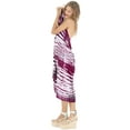 thumbnail image 3 of HAPPY BAY Women's Bikini Sarong Swimwear Swim Cover up Skirt Bathing suit Summer Wraps Swimsuit Beach Wrap Coverups for Women Beachwear One Size Tie Dye, Violet, 3 of 4