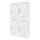 thumbnail image 1 of Almohadilla amortiguadora de tambor almohadilla silenciosa de tambor con reducción de ruido de silicona fácil instalación portátil 4 piezas suave para principiantes ANGGREK  Otros, 1 of 8