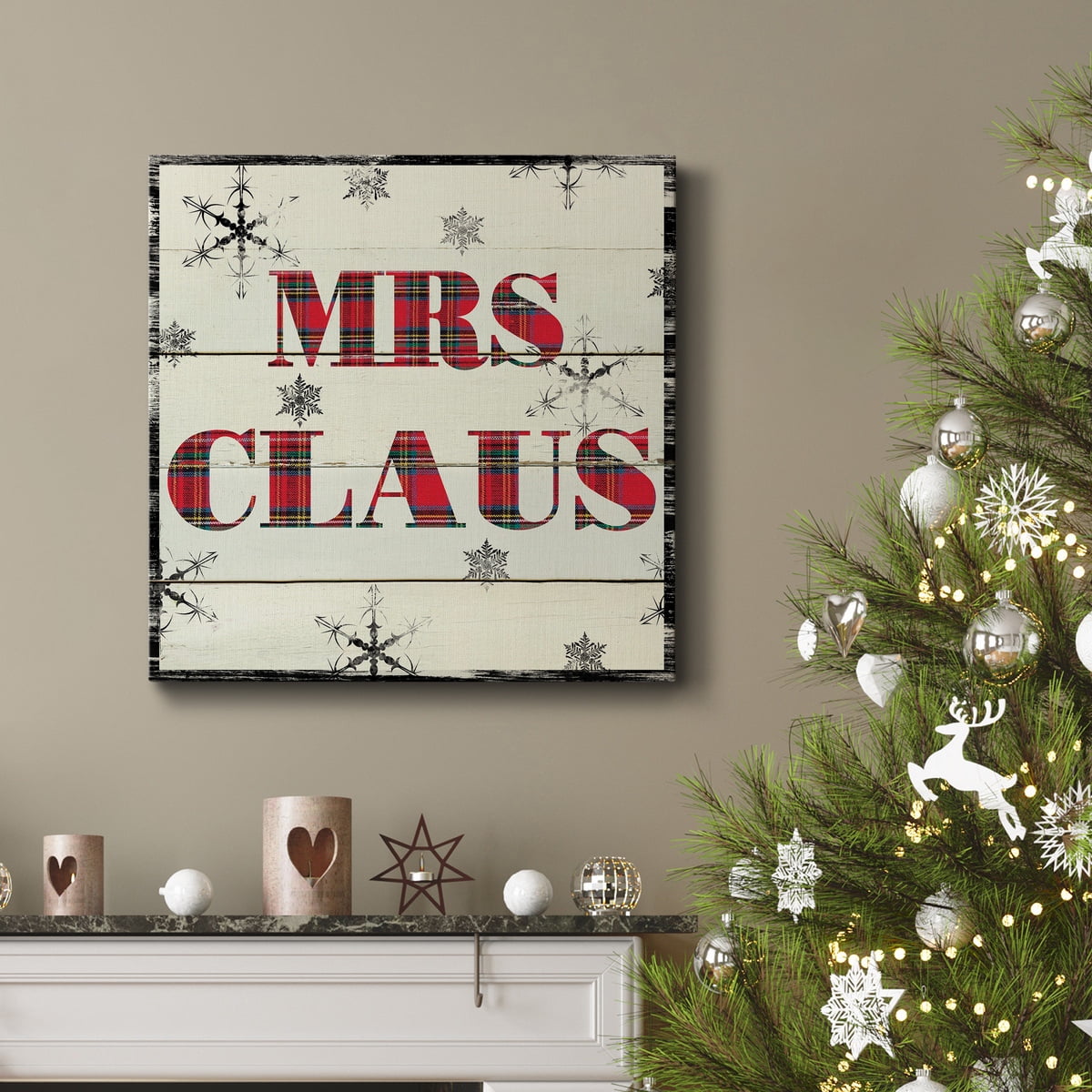 Mrs. Claus-Premium Gallery Wrapped Canvas - Ready to Hang
