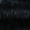 thumbnail image 3 of Deluxe Ultra Soft Faux Sheepskin Fur Series Fluffy Decorative Indoor Shag Area Rug, 6 x 9 Feet, Rectangle, Black, 1 Pack, 3 of 3