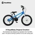 thumbnail image 3 of Royalbaby Boys Girls Kids Bike 12 In BMX Freestyle Blue 2 Hand Brakes Bicycles with Training Wheels Child Bicycle, 3 of 11