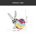 thumbnail image 4 of 1 Pair Earrings For Girls Bunny Rabbit Shape Cute Design Multi Color Easter Theme Accessory, 4 of 9