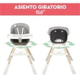 thumbnail image 4 of Silla Alta Baby Bliss 360 MIMA Giratoria de Madera con Cinturon de 5 Puntos Y Bandeja Retractil, 4 of 7