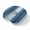 Blue, variant on Neck Pillow Memory Foam, Navy Blue Ombre Stripe Soft Breathable U-Shaped Travel Pillows, Farmhouse Simple Striped Lightweight Ergonomic Neck Support Cushion for Home Office Airplane 11.4"x11.4"x3.9"