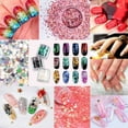 thumbnail image 4 of 1 bolsa 50g formas de lentejuelas de uñas de brillo de uñas iridiscentes de bricolaje decoraciones de manicura para decoración de - Púrpura Yinane lentejuelas de brillo de uñas, 4 of 8