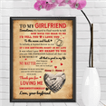 thumbnail image 4 of Lotusprinthandmade Custom Name And Text To My Girlfriend Canvas 1.5in 12" x 8", valentine gift, anniversary gift, to my girlfriend canvas, canvas gift for girlfriend, 4 of 5