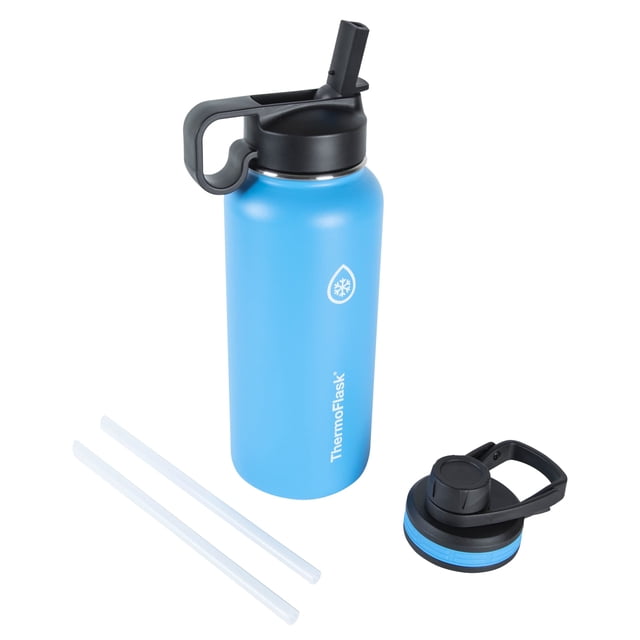 Termotermo Capri para botella de agua, 946 ml, acero inoxidable, con tapas