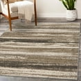 Luxe Weavers 8x10 ft StainResistant Lagos Collection Beige Abstract Area Rug